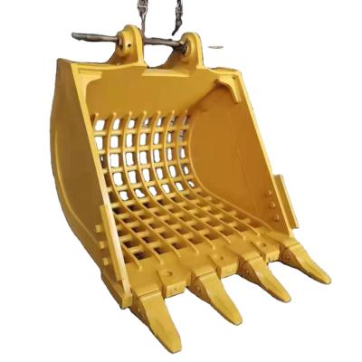 China Yellow Type 360 Degree Excavator Standard Bucket wheel mini excavator bucket excavator bushing trench digger bucket for sale