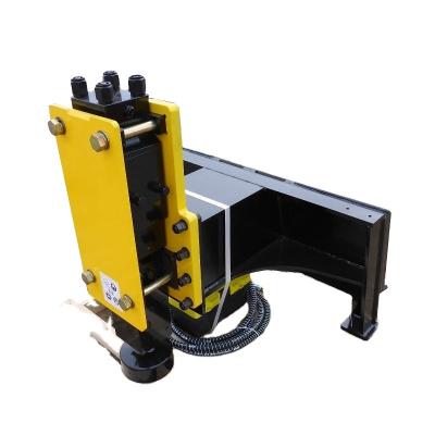 China Pile Driver Post Pile For  Skid Steer Loader  2.5-8 Ton With Adapter to Mount for sale