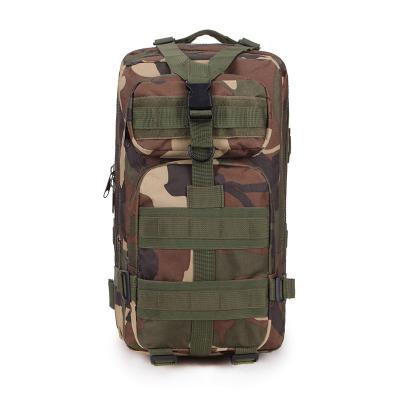 China JSH Use Camouflage 3p Wholesale Rucksack 30l Oxford Waterproof Molle Rucksack Unisex Rucksack For Tactical for sale