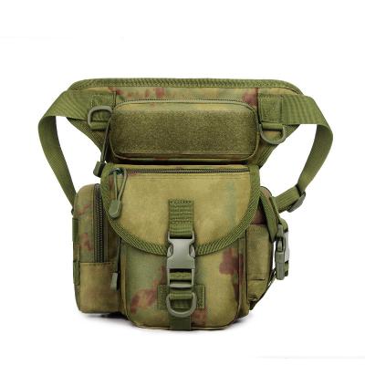 China Water Proof JSH Cycling Thigh Backpacks Multifunctional Bag Outdoor High Quality Belt Camouflage PouchBarrel Shaped Waist Bag for sale