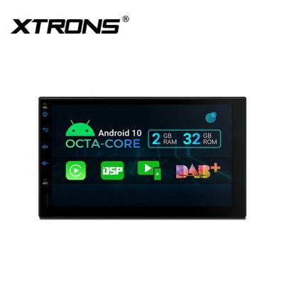 China Universal GPS XTRONS 10.0 8 Inch Android 2 Core 7 + 32GB ROM Car Radio 2 Din With Steering Wheel Control for sale