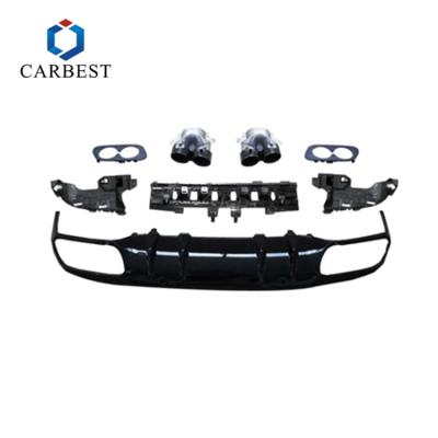 China 2021 top selling rear rear diffuser auto parts for c63 for amg type c-coupe 2019 for sale