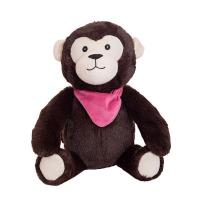 China Amazon Wholesale Bulk Eco-Friendly Spot Brown Plush Toy Soft Monkey Pillow Stuffed Plush Toys Kids Gifts for sale