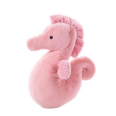 China Cute Gift Super Soft Stuffed Animal Seahorse Stuffed Animal Toy Cute Soft Pink Doll Eco-Friendly Stuffed Animal Toy For Kids Adults for sale