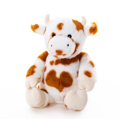 China Latest Design Eco-Friendly Material Cute Soft Plush Stuffed Plush Dairy Cattle Mini Plushie Hugging Plush Toys Birthday Party Gift For Kids for sale