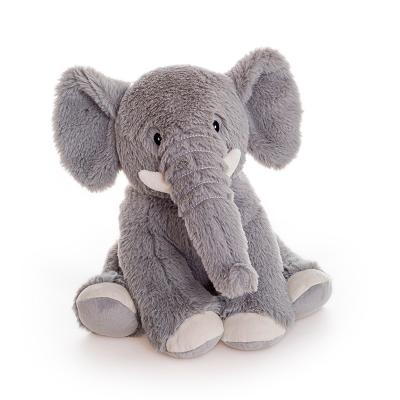 China Hot Sale Safari Gray Plush Elephant Stuffed Animal Toy Soft Elephant Pillow Stuffed From Amazon Wholesale Bulk Eco-friendly Spot Toys Kids Gifts for sale