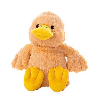 China New Fun Daily Necessities Plush Super Soft Yellow Duck Stuffed Animal Hugging Pillow Toys Gifts Cuddly Soft Stuffed Duck for sale