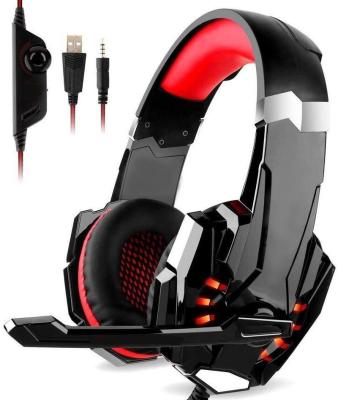 China G9000 Earphone Stereo 3.5mm Noise Cancel Headset Game With Mic Led Light Pc Gaming Headsets HeadphoneFor Switch For Xbox One Ps4 for sale