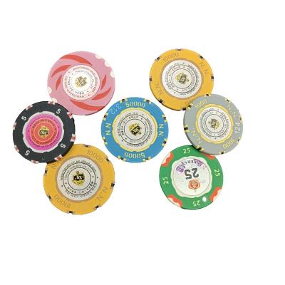 China Poker Chips Customized Casino Poker Chips High Quality Ceramic Material For Entertainment for sale