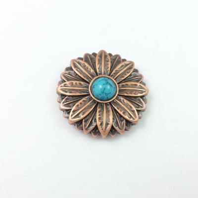 China Western Belt Buckle Guaranteed Quality Unique Petals Shape Western Simple Custom Belt Buckle For Women for sale