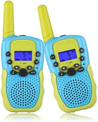 China HOT New Color T-388 Kids Radio Two Way Radio UHF Children's Walkie Talkie Pair 240*170*50mm Toy Walkie Talkie For Kids for sale