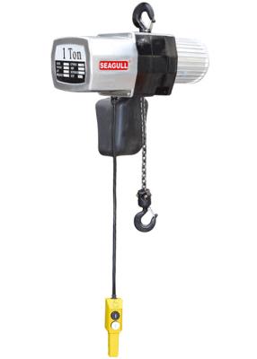 China Aluminum Electric Chain Hoist 2 Ton With Suspension Hook 50 / 60Hz 2000lbs for sale