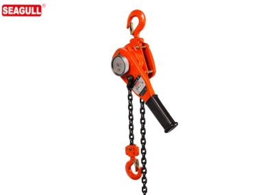 China Durable Powder Coat Finish Chain Lever Hoist Manual Lever Block Capacity 750kg for sale