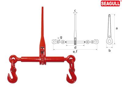 China Building Ratchet Type Load Binders Standard Painted Finish 5200 lbs - 26000 lbs for sale