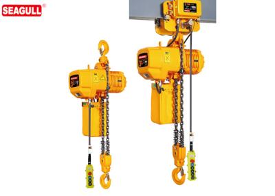 China 1 Ton Electric Chain Hoist , Single Speed Motorized Trolley Hoist for sale