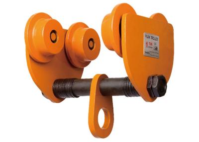 China GCT610 Orange Chain Hoist Trolley , 10 Ton Manual Hoist Trolley for sale