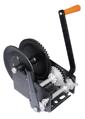 China 2500lb Hand Lifting Winch With Single / Double Speed , Manual Winch For Lifting for sale