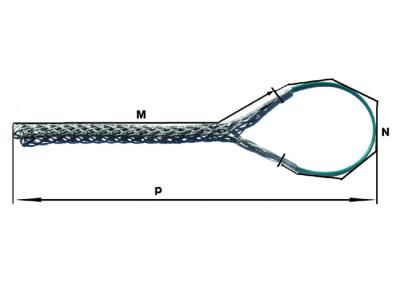 China 800kg / 1200kg Cable Socks For Rigging Hardware 12 - 40mm for sale