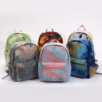 China Waterproof Custom Link Dye Teenage Waterproof Nylon School Bags Fashion Custom Backpacks for sale