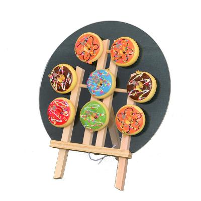 China Factory direct wholesale lower prices Nordic light luxury metal decoration donut rack dessert rack for sale