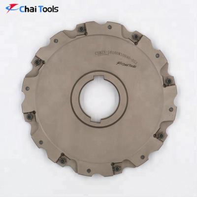 China Fluting / Grooving Indexable Carbide Cutting Tool Face And Side Milling Cutters for sale