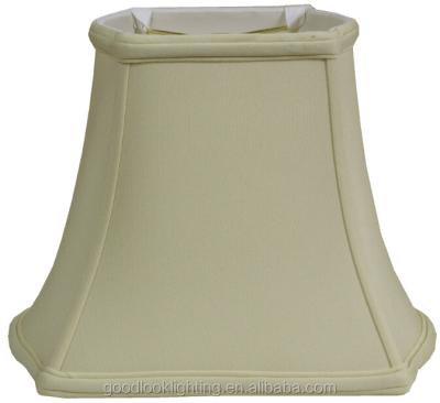 China Anna Rectangle Out Curved Sides Bell Floor and Transitional Table Shade with Shade Piping (Spider) for sale