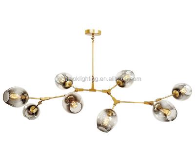 China (C) UL&ETL Traditional Modern Adjustable Arm with Polished Finish Semi-Flux Mount Ceiling Light / Ceiling Light Fixture for sale