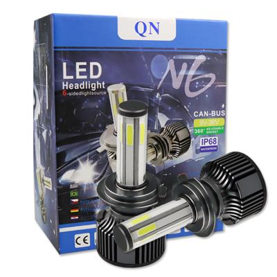 China Factory hot sales 360 aluminum led headlights car light accessories h7 led headlight bulb for sale