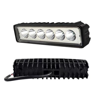 China China Manufacturer Plastic Car Light Accessories 18w Car Led Work Light Led Tractor Running Light for sale