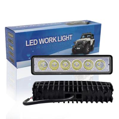 China New Style Aluminum Lower Price 18W Led Work Light Tractor Work Light Car Light Accessories Led for sale