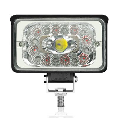 China Custom Printed Quality Aluminum 4x6 Led Headlight Led Off Road Lights 4 Inch Led Work Lights for sale