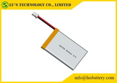 China 3.7V van het de Batterijpak 1000mah LP453759 van het lithium Ionenpolymeer van het het Lithiumpolymeer de Cel3.7v 1000mah navulbare cel Te koop