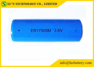 China ER17505M A Size Lithium Thionyl Chloride Battery 3.6V 2800mah Lisocl2 Material for sale