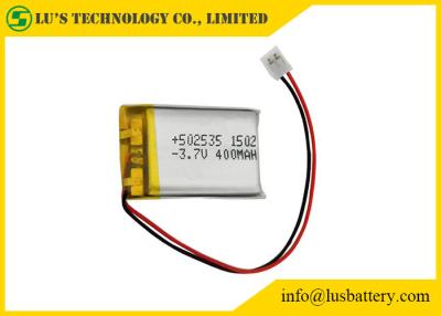 China LP502535 Rechargeable Lithium Polymer Battery 3.7V 400mah PL502535 li pol batteries for sale