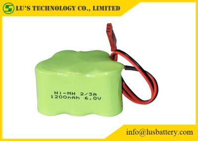 China Akku-Nickel-Metallhydrid-Größe 2/3A 1200mah 6V NIMH 1,2 V zu verkaufen