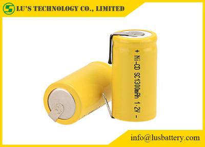 China Ni-Cd SC1300mah 1.2 V Battery Nickel Cadmium Battery For Emergency Backup Lightings for sale