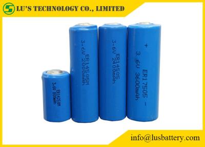 China Cylinder Shape Lithium Thionyl Chloride Battery 3.6V Lithium Battery Blue Color for sale