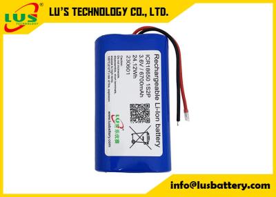 China Rechargeable 18650 32700 Battery 3.6V 1s1p 6000mAh Cylindrical Li-ion Battery Pack OEM for sale