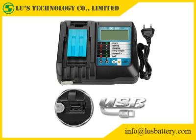 China DC18RF DC18RA Li-ion Battery Charger with LCD Screen 3.5A Makit 14.4V 18V BL1830 BL1815 DC18RC for sale