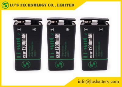 China CR9V Manganese Dioxide Limno2 Lithium Battery 1200mAh 9.0V for sale