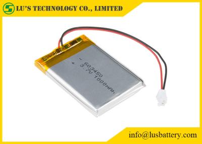 China Customized Terminals Rechargeable Lipo Batteries LP603450 3.7v 1000mah Limno2 for sale