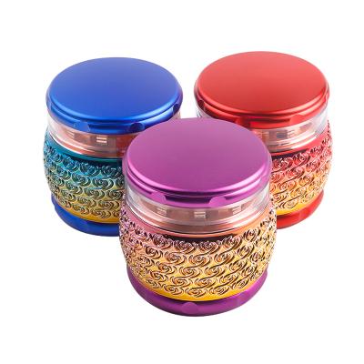 China Popular Wholesale Luxury Smoking Aluminum Alloy Custom Logo LC Accessories Herb Grinder for sale