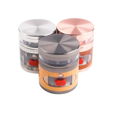 China Wholesale Smoking Portable Zinc Alloy Grinder Custom Logo Tobacco Hemp Accessories Fanshion Lanchuang for sale