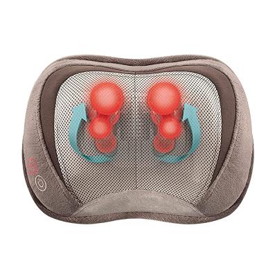 China Portable Shiatsu Pillow Deep Kneading Massager with Heat for Back, Neck and Shoulders, Best Full Body Pain Relief Massager for sale