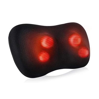 China Head Massage Pillow For 3D Shiatsu Shoulder Massager Back Neck And Neck Deep Kneading Massager For Home And Office Use for sale