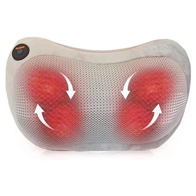 China Shiatsu Head Neck and Back Massager, Electric Multifunctional Massage Pillow with Heat, Deep Tissue Kneading for Back Pain Relief for sale