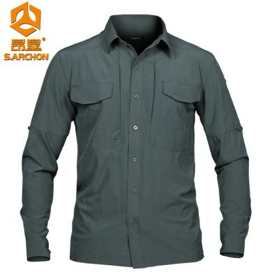 China Army Casual Hunting Tactical Men's S.archon Shirts Outdoor Long Sleeves Button Up Thin Breathable Quick-Drying Tactical Shirts for sale