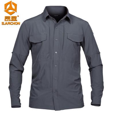 China Casual Outdoor Long Sleeves Button Tactical Shirts Army Shirts Mens Slim Loose Work Quick-Drying Breathable Hunting Tactical Shirt for sale