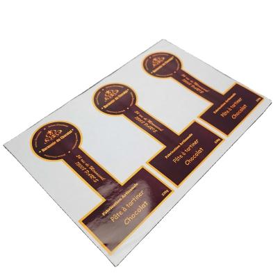 China Wholesale Waterproof Custom Design Environmentally Friendly Biodegradable Vinyl Sticker Gift Box Sealed Sticker Label Sticker for sale