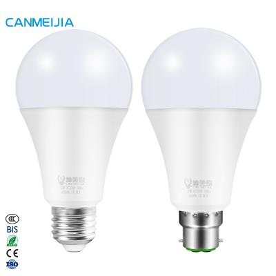 China Cheap Residential Hot Sale 7W 700LM A60 110V 220V E27 B22 High Brightness Light Bulb Plastic Aluminum DC Led Bulb E27 for sale